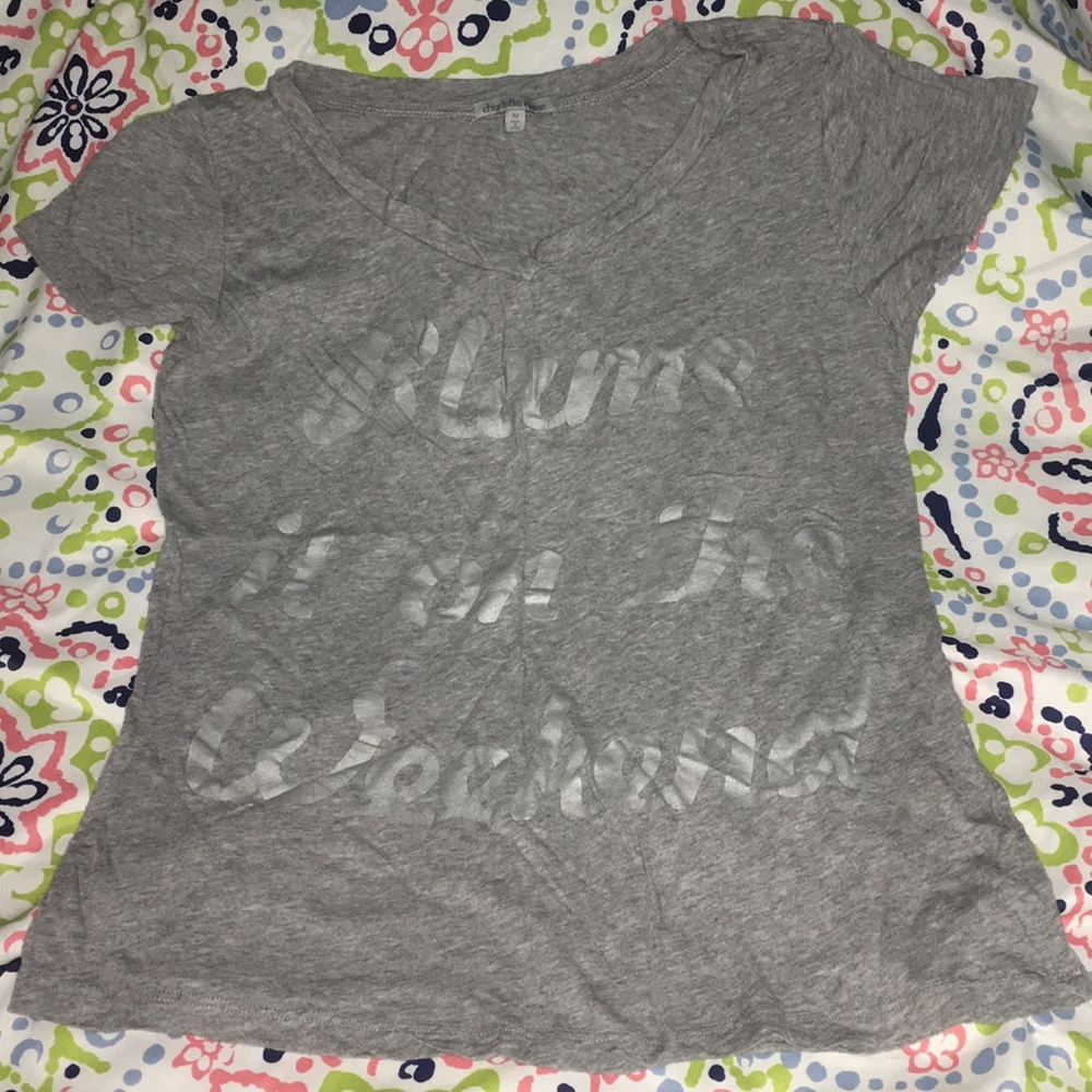 Gray shirt